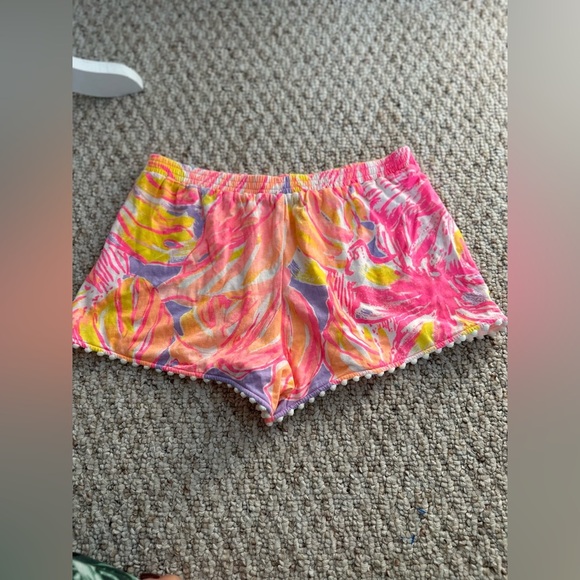 Lilly Pulitzer Pink and Gold Patterned Fabric size XL - Picture 5 of 5